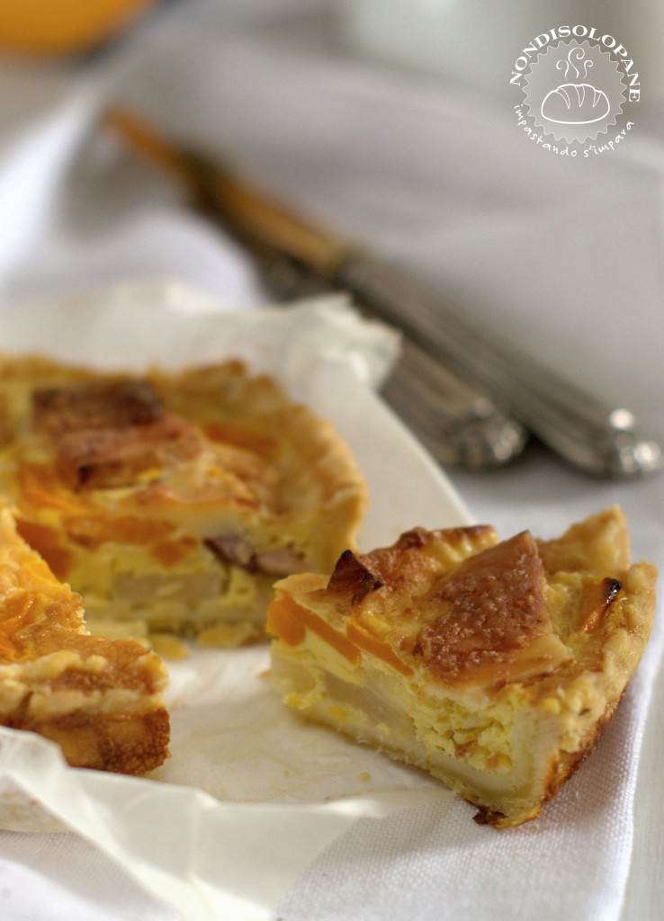 quiche zucca e pere