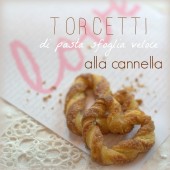 Nondisolopane - Torcetti di pasta sfoglia veloce alla cannella