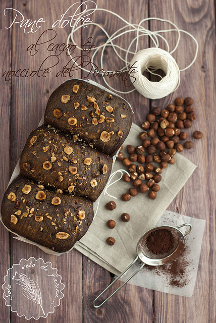 pane dolce al cacao e nocciole