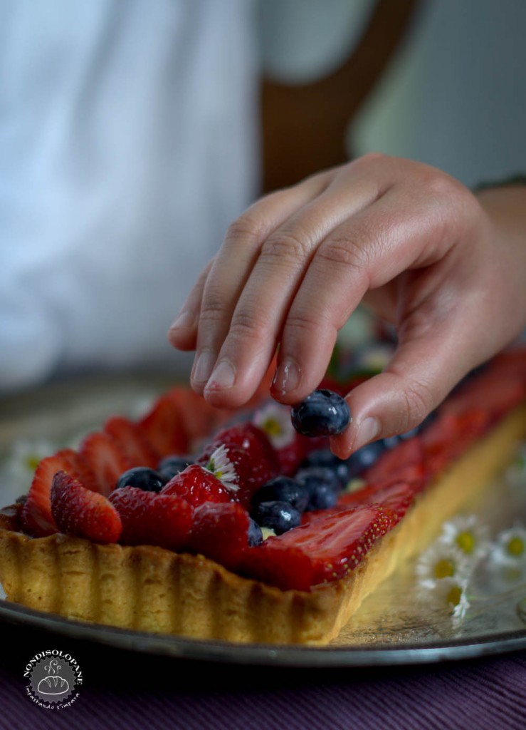 crostata crema di cocco e frutti di bosco-1-2