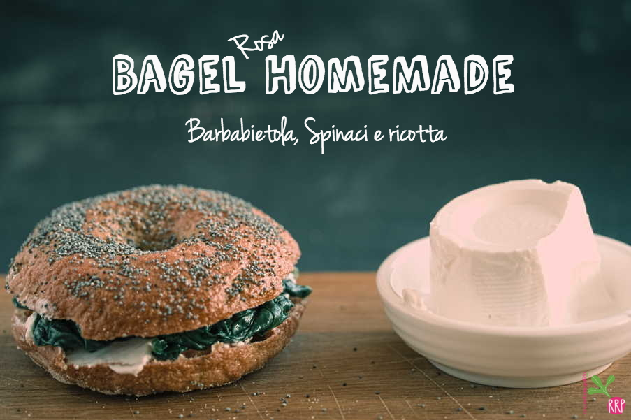 Bagel rosa con farina di Kamut