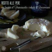 Nondisolopane - Risotto alle pere con fonduta al Franciacorta e robiola di Roccaverano