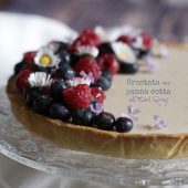 Nondisolopane - Crostata con panna cotta all’Earl Grey