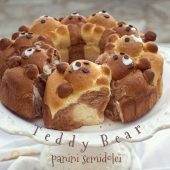 Nondisolopane - Panini semidolci:Teddy Bear pull apart buns