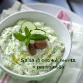 Nondisolopane - Salsa di cetrioli, menta e Prescinsöa