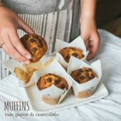 Nondisolopane - I muffins perfetti: con panna e gocce di cioccolato