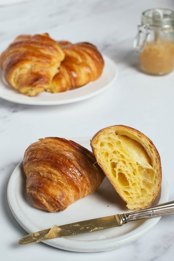 Cornetti dolci con frolla di patate